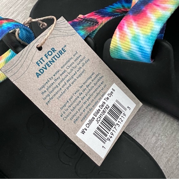 Chaco Chillos Slide Sandal Tie Dye - Picture 6 of 7